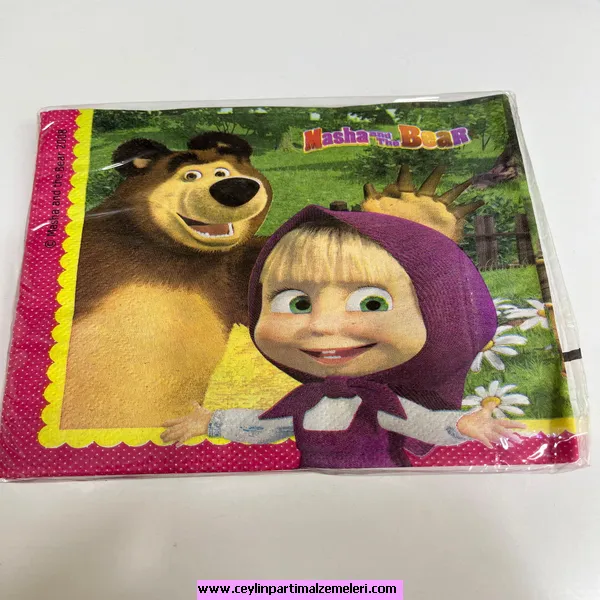 Masha ve Koca Ayı Temalı Peçete